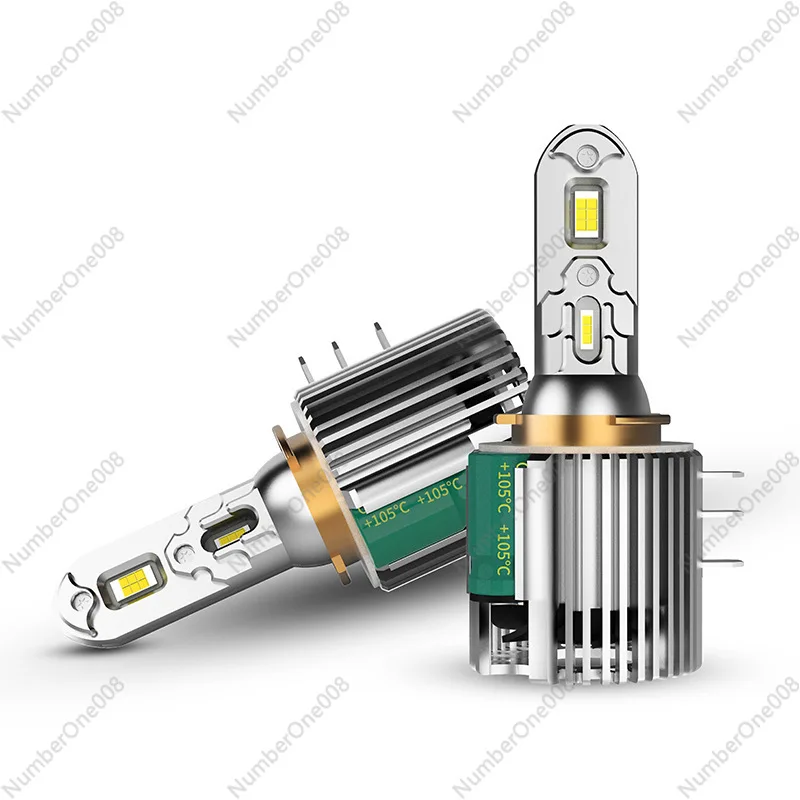 

H15 LED Headlight Bulbs, 80W 8000LM High Brightness, 6000K White Light, CANBUS Decoder Built-in, Plug & Play