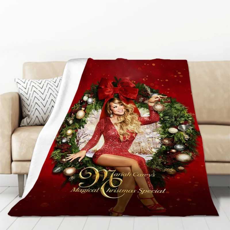 

Singer Mariah Carey Bed Blankets & Throws Knee Blanket Fluffy King Lid Sofa Quilt Catnap Microfiber Bedding Throw Decorative Nap