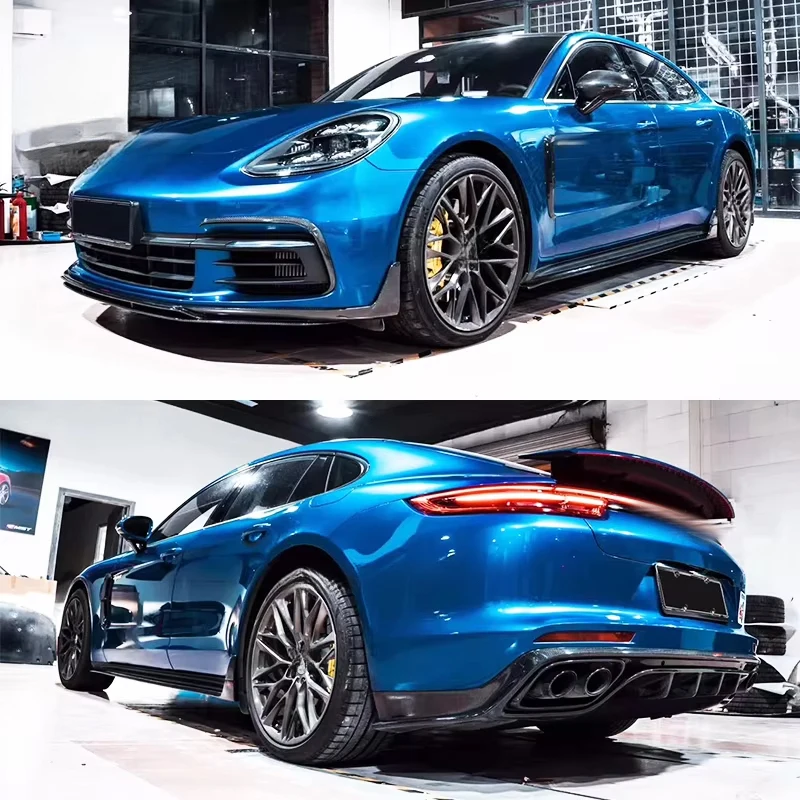 High Quality Carbon Fiber Body Kit Front Rear Lips Side Skirts Front Spoiler Exterior Mod Parts Fit 2017-2023 Luxury Sedan