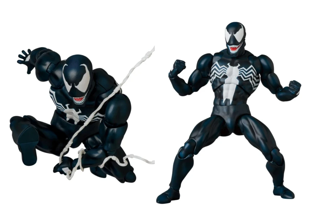 

100% Original Mafex No.088 Spider Man Venom Comic Ver Mafex 088 In Stock Anime Action Collection Figures Model Toys