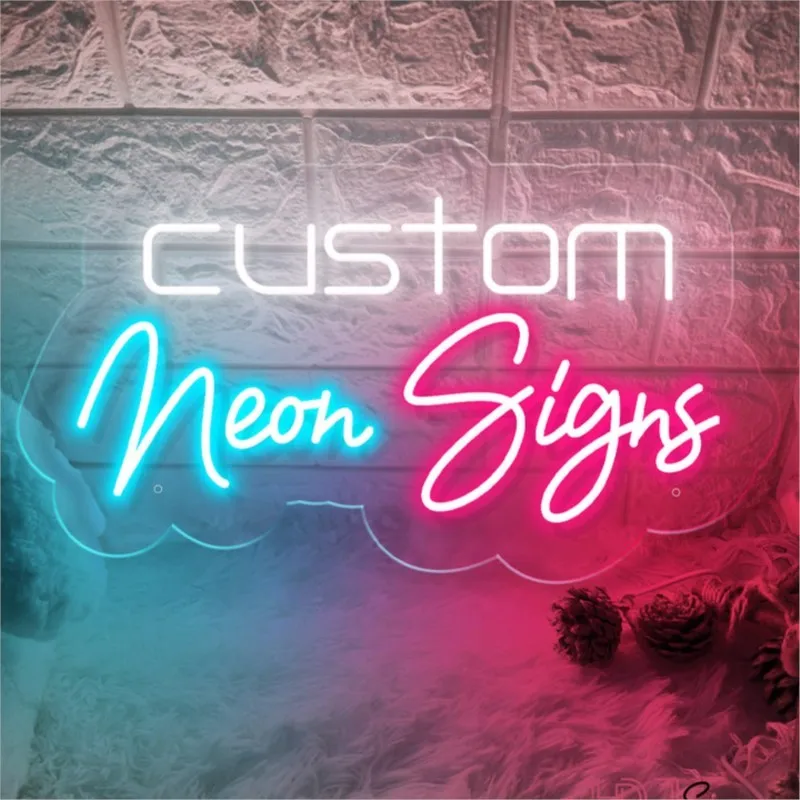 

Custom Neon Sign Name Room Decor Wedding Bar Party Shop Business Logo 3D Acrylic Signs Beauty Salon Studio Birthday LED Lights