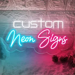 Custom Neon Sign Name Room Decor Wedding Bar Party Shop Business Logo 3D Acrylic Signs Beauty Salon Studio Birthday LED Lights