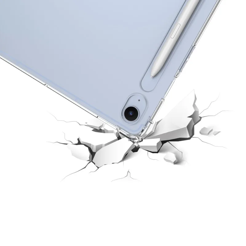 Para samsung galaxy tab s10 fe 10.9 polegada 2025 capa protetora SM-X520 airbag capa clara funda s10fe + (plus) 13.1 "SM-X620 tpu escudo