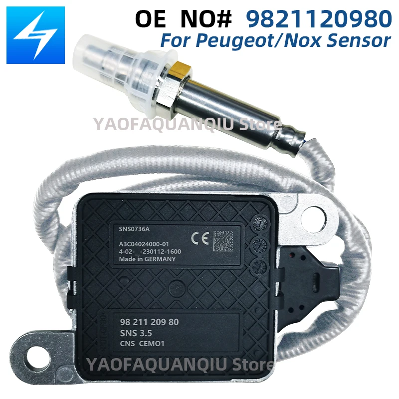 9821120980 A2C12511200 Original New NOX Sensor Nitrogen Oxide Sens For Citroen C3 C4 5008 Peugeot 208 308 1.6 2.0 HDi BlueHDi Di