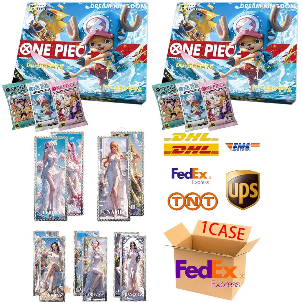 wholesale 1 CASE ONE PIECE card Douqu series Anime characters wedding Collection Card Children's hobby gift box