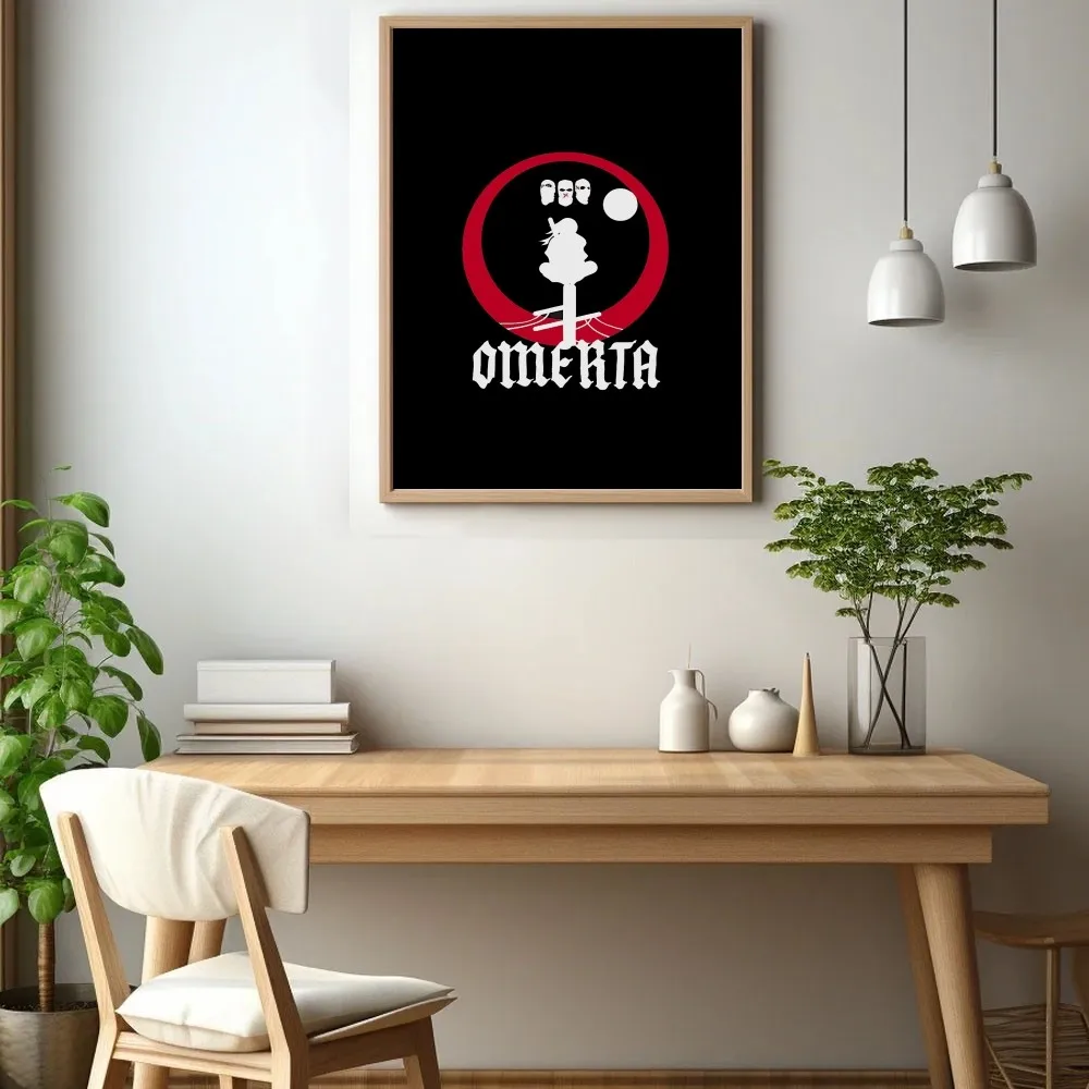 Omerta Maes 47 Poster Wall Art Print Poster Decorative Mural Modern Home Decor Birthday Gift Unframed Garage Room