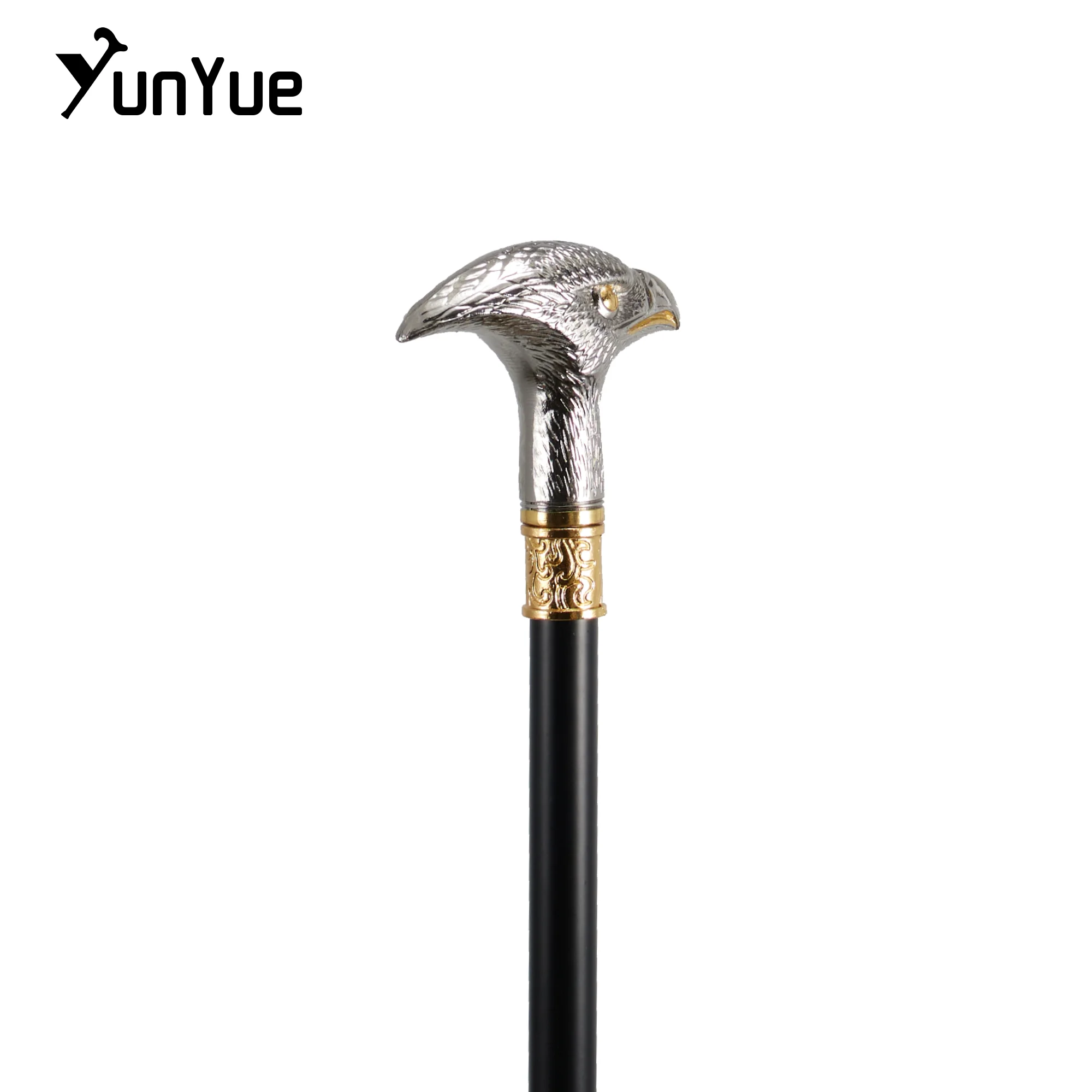 Legierung Adler Kopf Mode Gehstock Gentleman Elegante Dekorative Cane Kunst Sammlung Vintage Party Walking Film Prop Cane