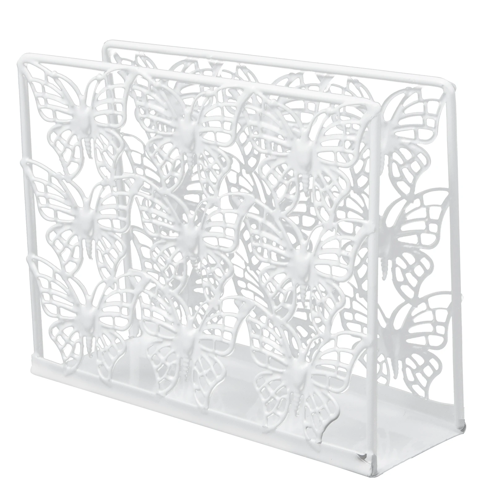 

Napkin Holder Safe Wear resistant Compact Tissue St Decorative Napkin Supply Household Paper Towel Rustic Iron Kitchen