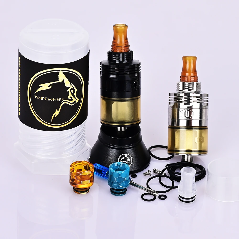Wolfcoolvape 415 أربعة واحدة خمسة S61 V2 Genesis Style RDTA 22mm 3.0ml 316SS MTL Vape Atomizer خزان قابل لإعادة البناء للسجائر الإلكترونية
