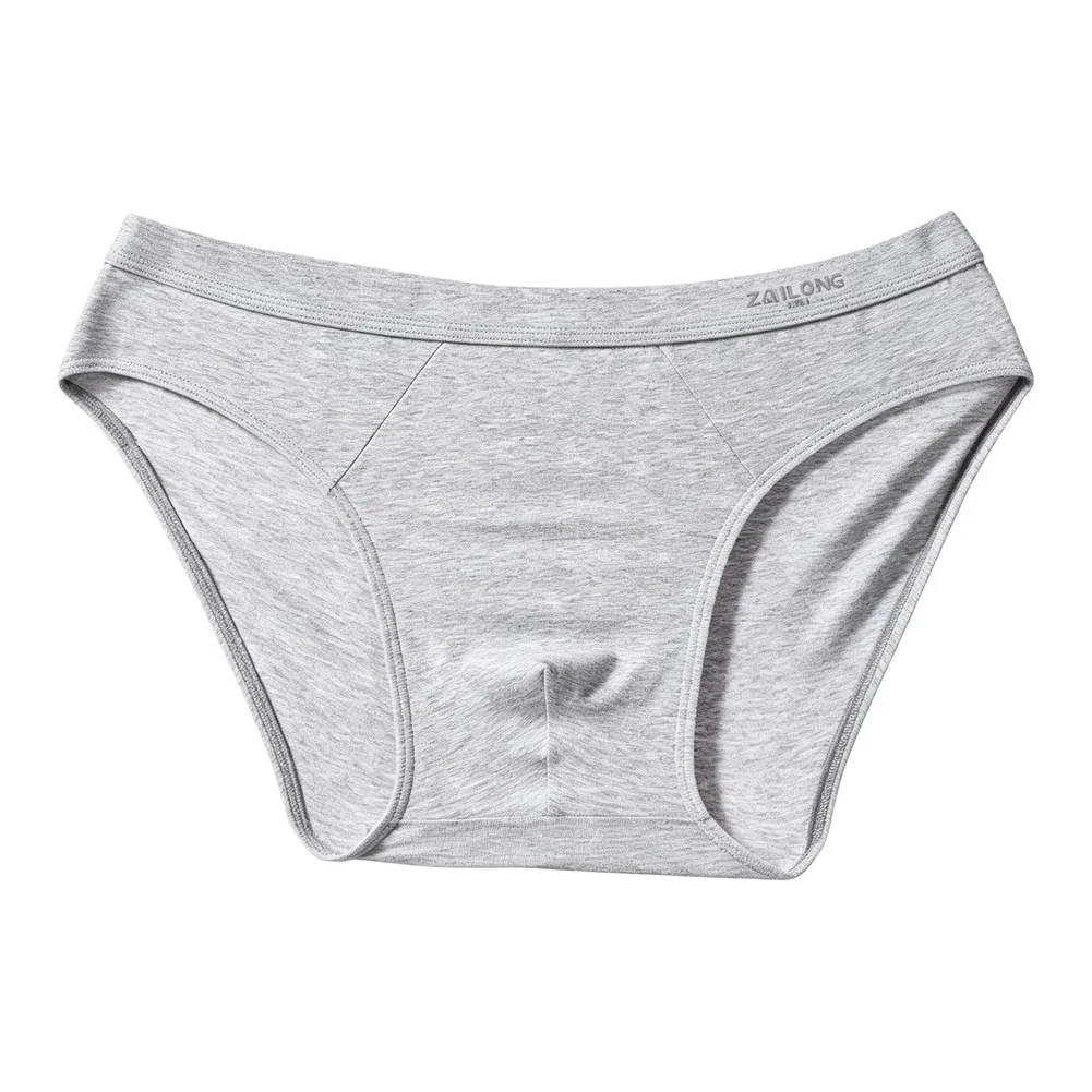 

Sweat-absorbing Blend Cotton Underwear Men Casual Fashion Panties Man Underpants Bikini Briefs Undershorts