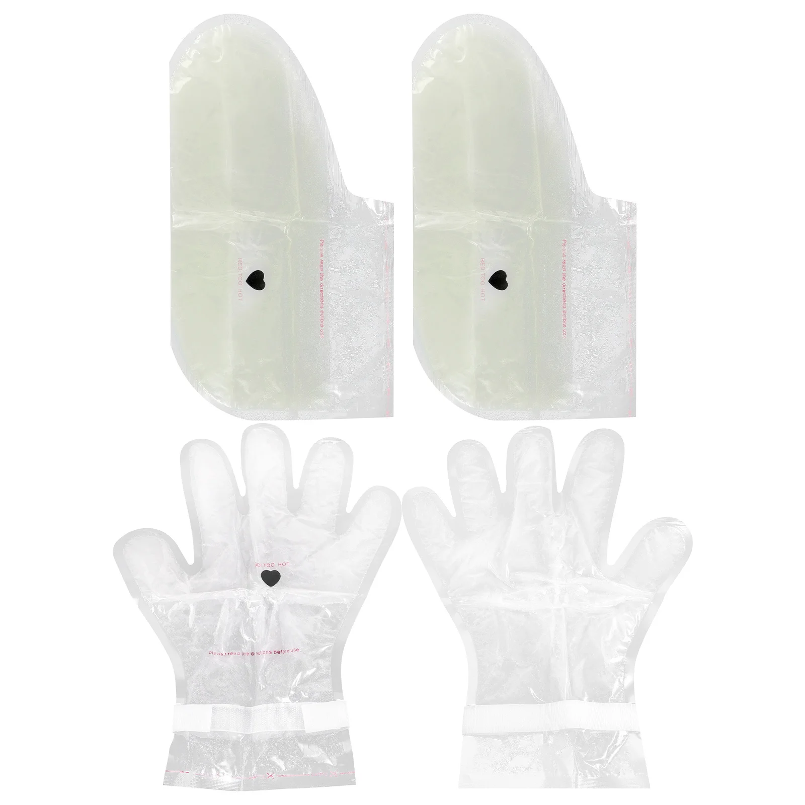 1 مجموعة قناع اليد الشمع مجموعة البارافين ترطيب قفازات وأكياس القدم التقشير ترطيب اليد سبا الرعاية الملحقات