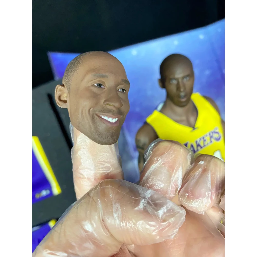 1/6 Scale Kobe Figures NBA Star #24 Black Mamba Double Head Sculpts&Suits Model Decorate Basketball Collection Kids Toys Gift