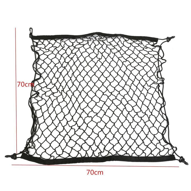 Car Rear Trunk Net Fit for Citroen C5 Aircross 2017~2023 Back Cargo Storage Organizer Double Layer Luggage Trunk Accessories