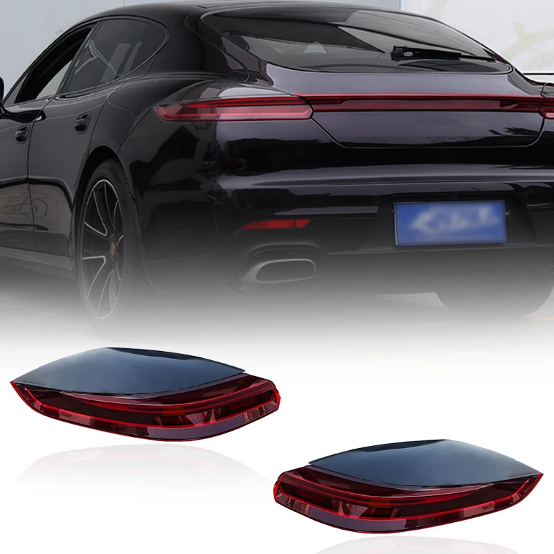 Upgrade for Porsche Panamera 971 Models Clear Lens Tail Lights with Red Color for 14th-18th Models Condition New