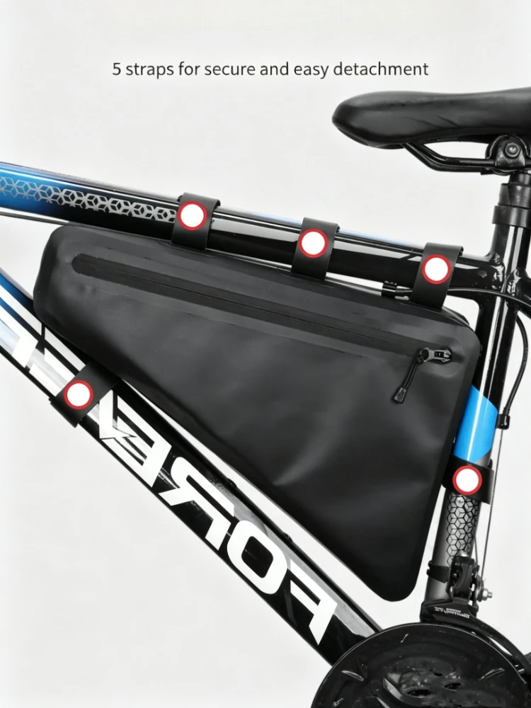 AliExpress NONE Minimalist Outdoor Waterproof Bike Crossbeam Bag Large Storage Easy Mount Sports Triangle Pouch Bicycle Accessories Bike Bag
