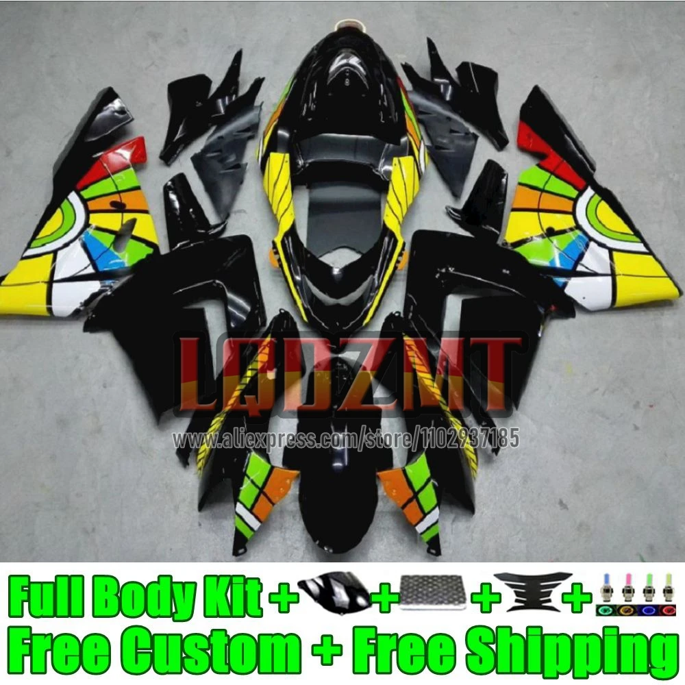 OEM Frame For KAWASAKI Graffiti black NINJA ZX 10R 1000 10 R ZX-10R 49No.6 ZX10R 2004 2005 1000CC ZX1000 04 05 Injection Fairing