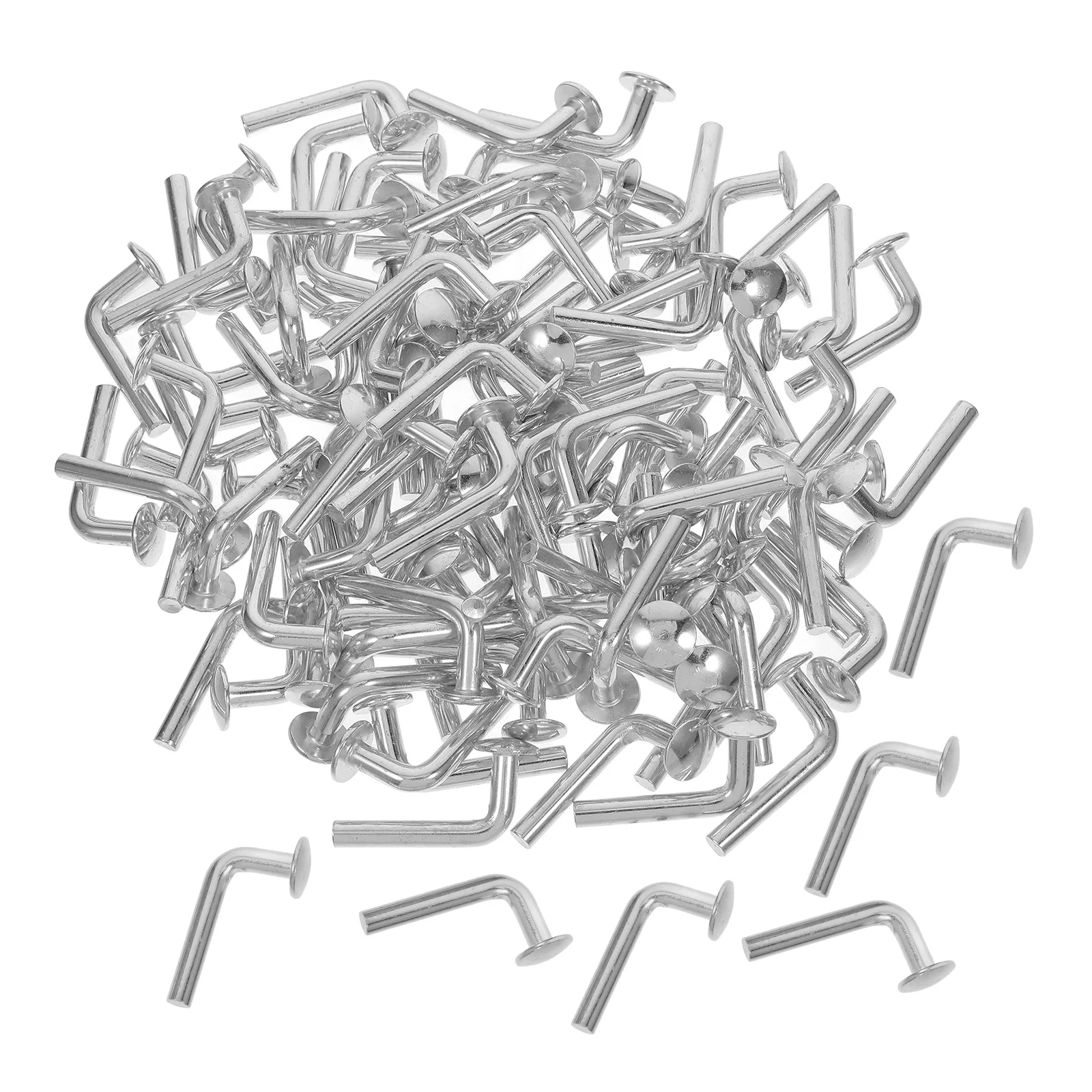 

100 Pcs Galvanized Pin Buckle Drop on Clips Safety Water Proof Pallet Racking Universal for Backhoe Accessories Locker Iron