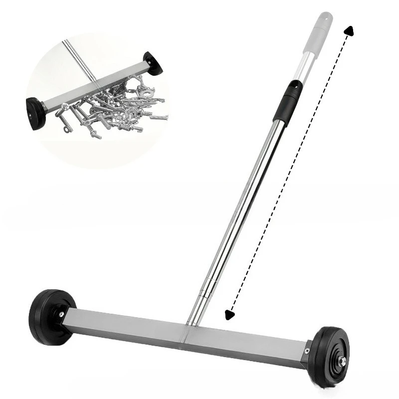 

Strong magnet metal debris adsorber magnetic pickup tool hand-held movable metal suction