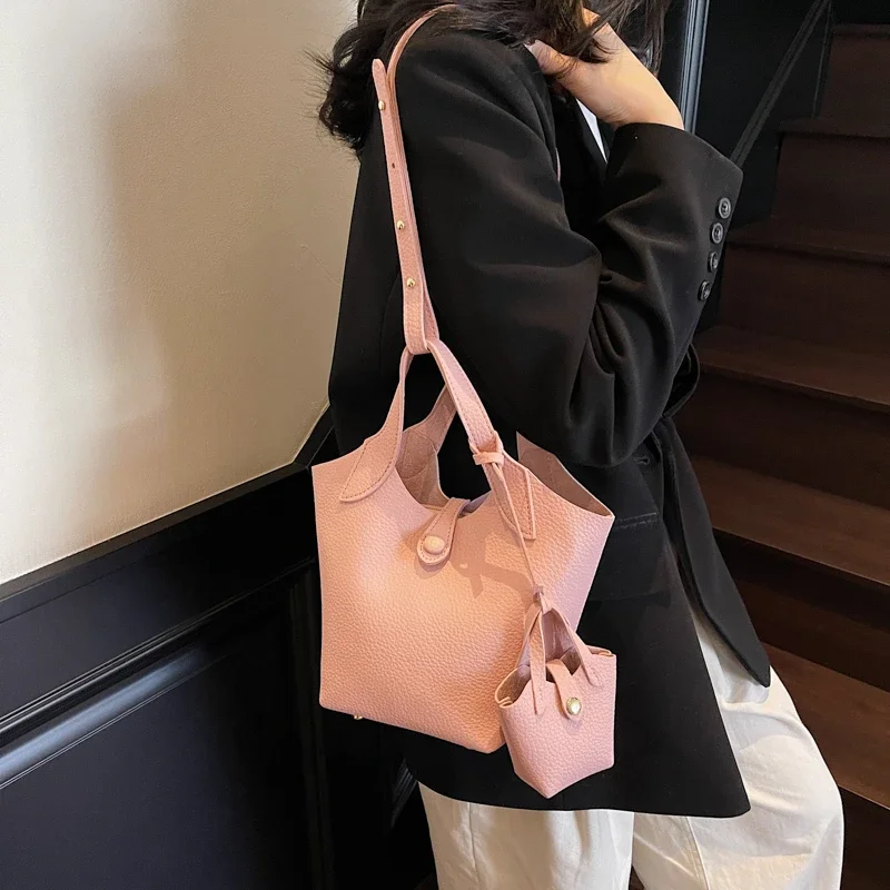 

Classic Elegant Leather Ladies Tote Bag Handbag Crossbody Shoulder Messenger By Luxury Brand