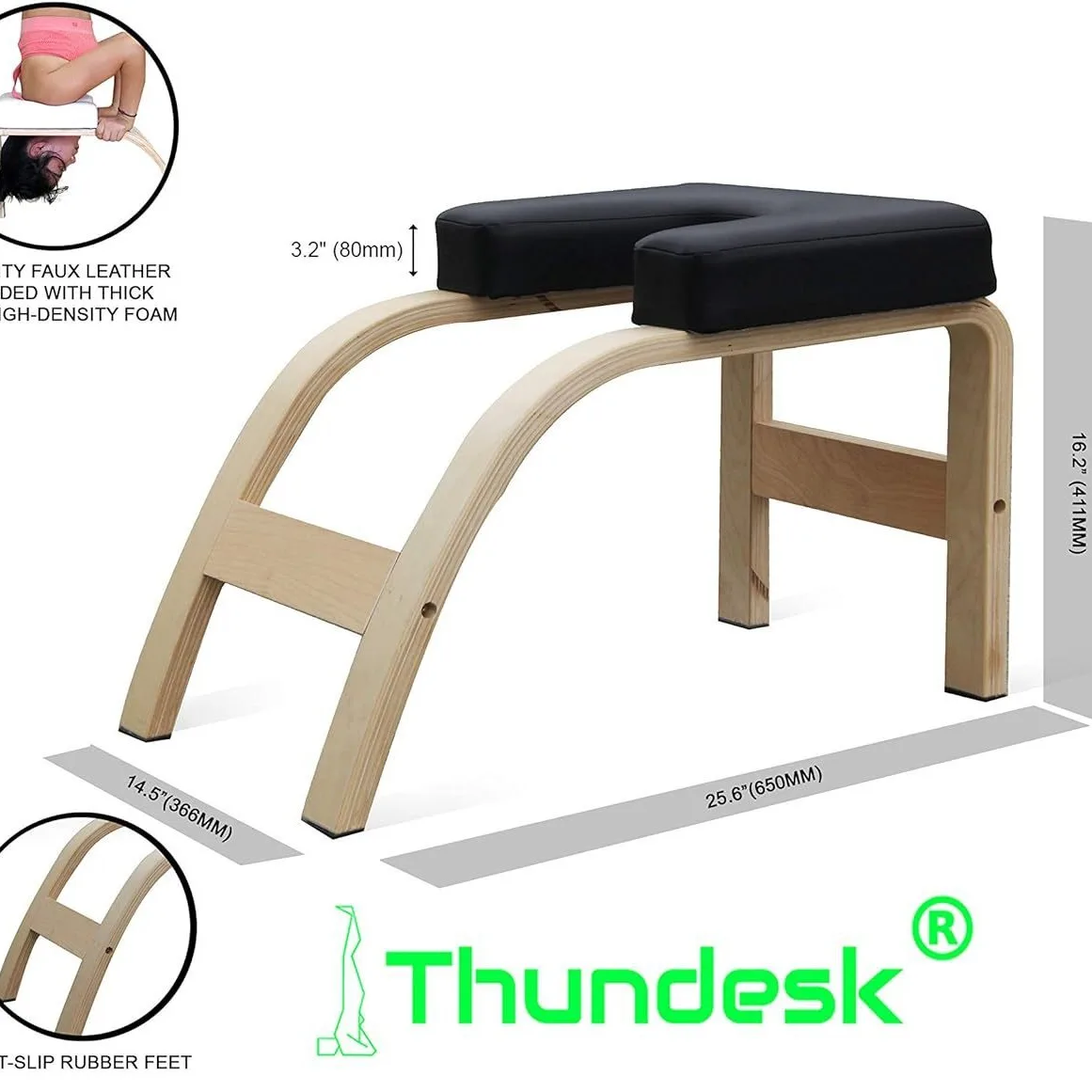 Inversion Chair,Yoga Inversion Bench Headstand Prop Upside Down Chair For Balance Training