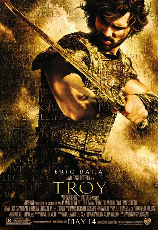 Brad Pitt Film Troy Posters Wall Art Rome Decoratie
