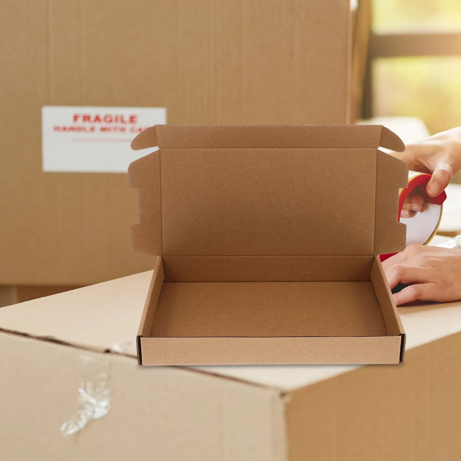 10pcs-kraft-paper-shipping-boxes-heavy-duty-triple-layer-mailer-box-square-stackable-for-ecommerce-small-business-packaging