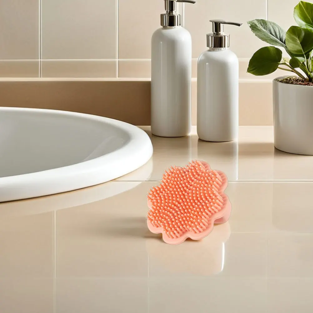 

2 Pcs Baby Shampoo Brush Hair Wash for Dry Skin Scalp Comb Girl Silica Gel Child Silicone Exfoliator