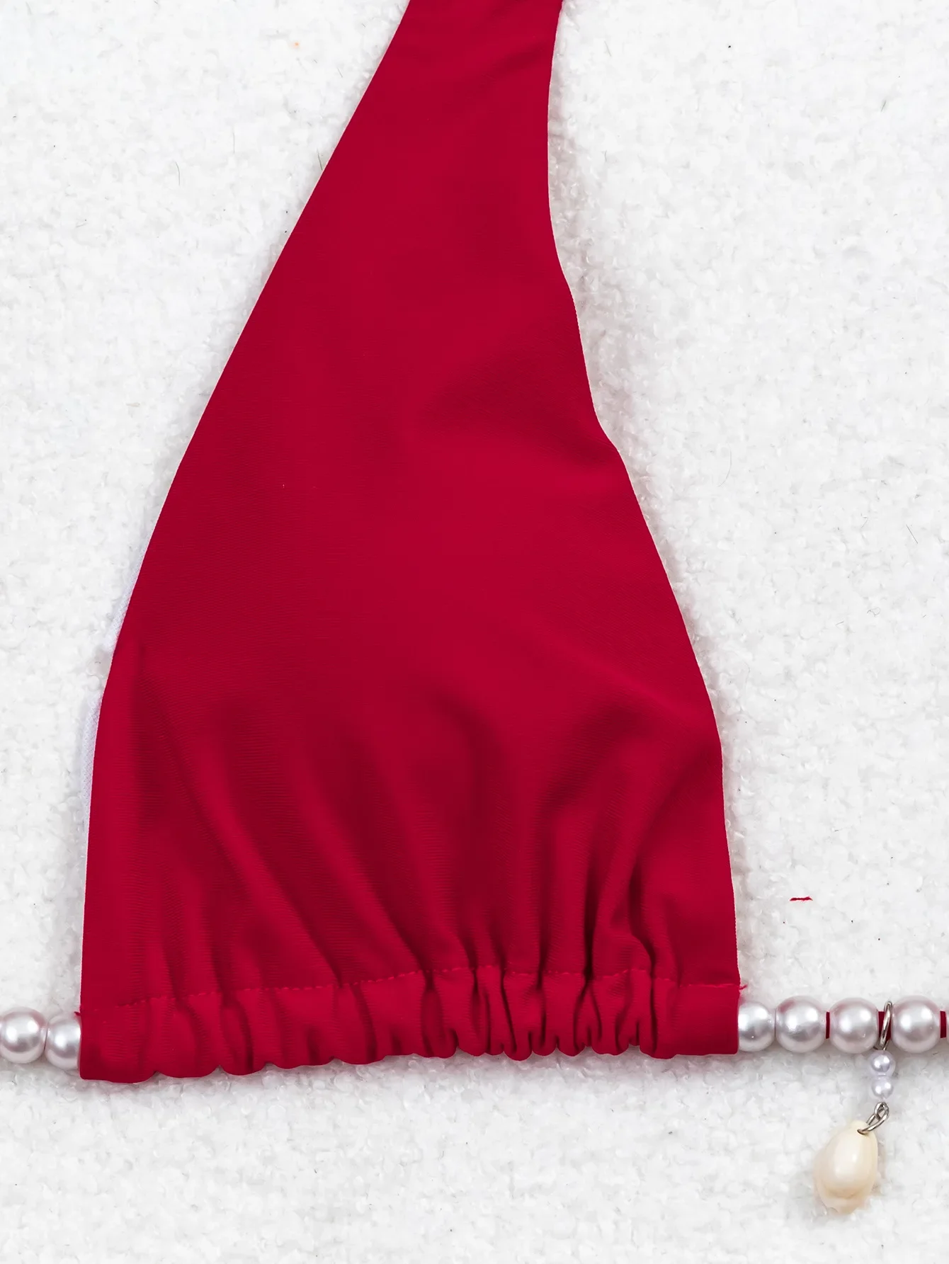 Sexy pérola corrente vermelho halter biquinis define duas peças gravata tanga maiôs beachwear maiô biquini tankini