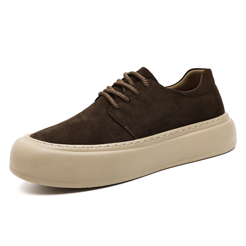 Mens platform casual shoes Stable grip New model Highly popular Thick sole Waterproof Shock absorbing Casual Anti slip Durable