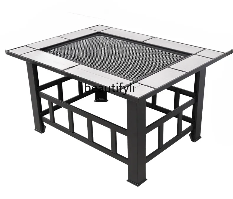 Tea Making Roasting Stove Suit Home Indoor Barbecue Table Outdoor Courtyard Outdoor Grill