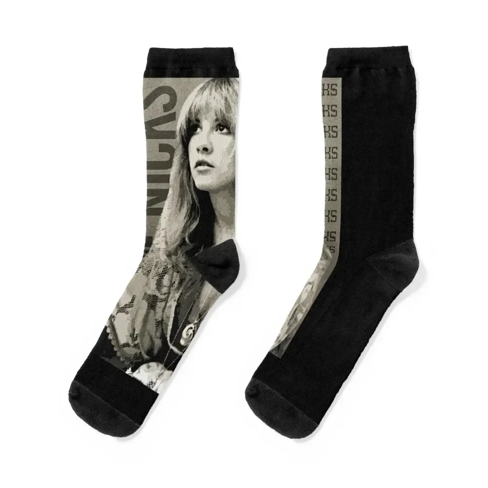 

Носки Stevie Nicks с музыкальным значком, идеи подарков на день Святого Валентина, эстетические рождественские подарки, новые носки для женщин и мужчин