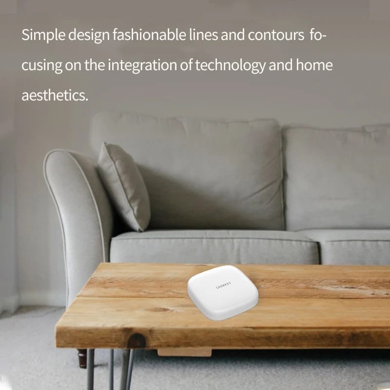 LARKKEY ZigBee Smart Wired Gateway Hub Voice Remote Controller Mesh Smart Home Bridge Smart Life APP Work Alexa Google Home