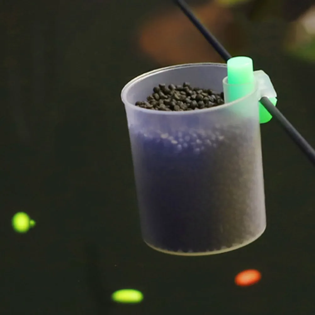 1 Stück Karpfens tange Töpfe Pellet Tasse Angelrute Clip Feeder Tasse Klemm stange und Fütterung Topf Köder Zubehör von hoher Qualität und langlebig – Detail 8