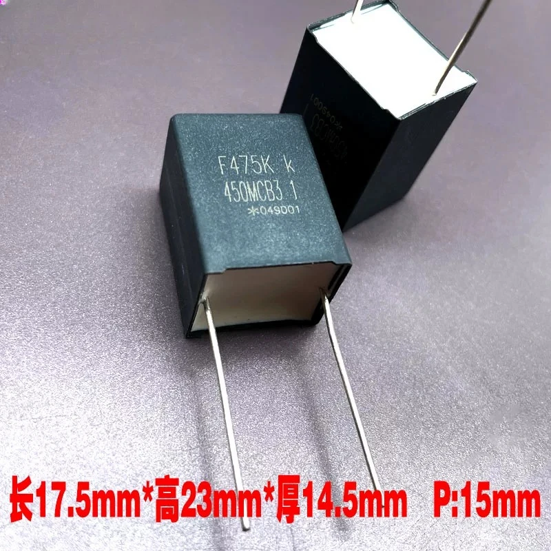 Get for SCC F MKP 475 4.7uf 4u7 450V 400V 2W Safety Film Capacitor Replace Faratronic  100pcs