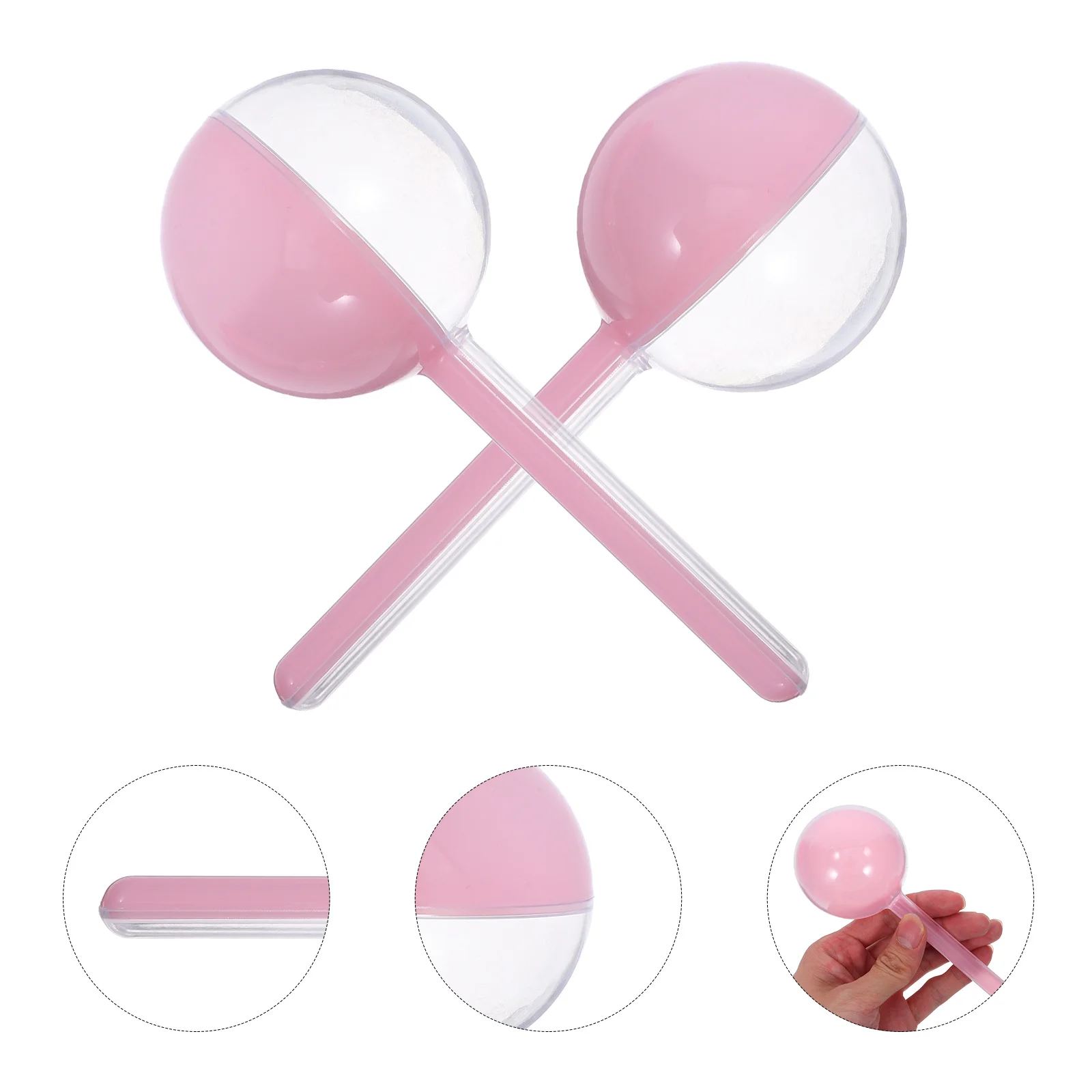 

12pcs Clear Round Lollipop Packing Box Plastic Candy Storage Holder For Chocolates Diy Gift Packaging Party Favors Decorations