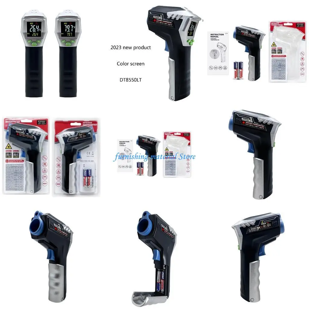 

Y5GD Non Contact Thermometer Color-screen Temperature Measurement -50-550C℃