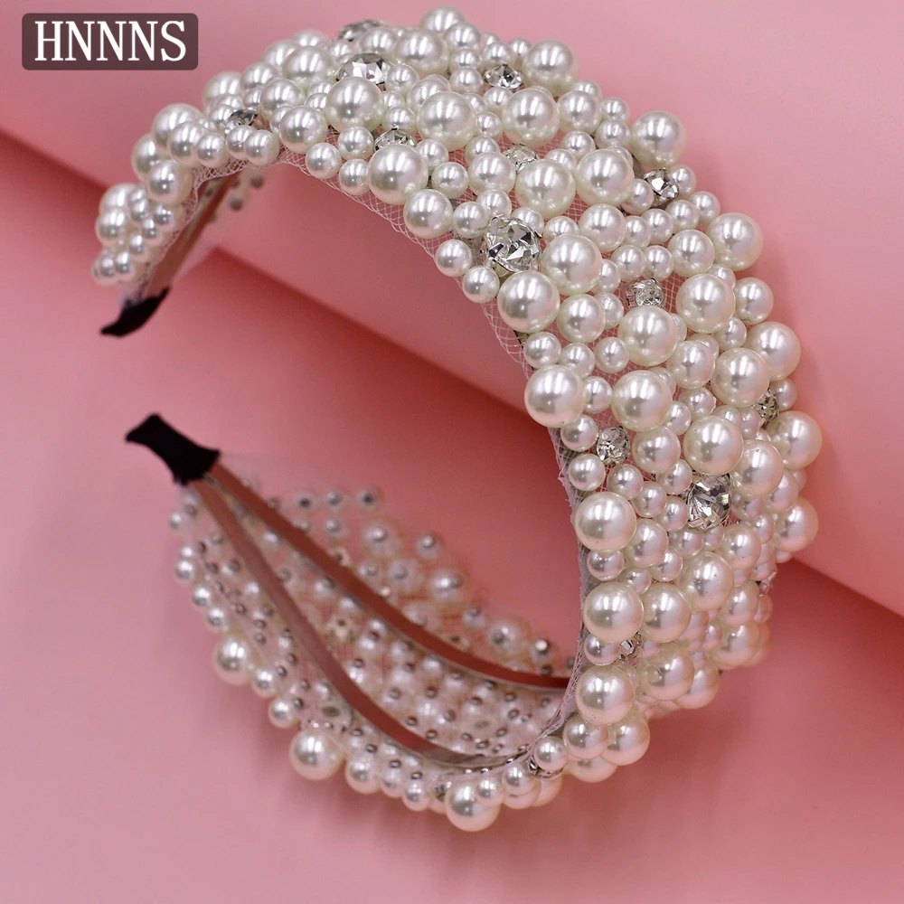 TOPQUEEN เครื่องประดับผมเจ้าสาวงานแต่งงานทำด้วยมือแฟชั่นไข่มุกสุภาพสตรีงานเลี้ยงเต้นรำปาร์ตี้เครื่องประดับผมหรูหรา YXA210
