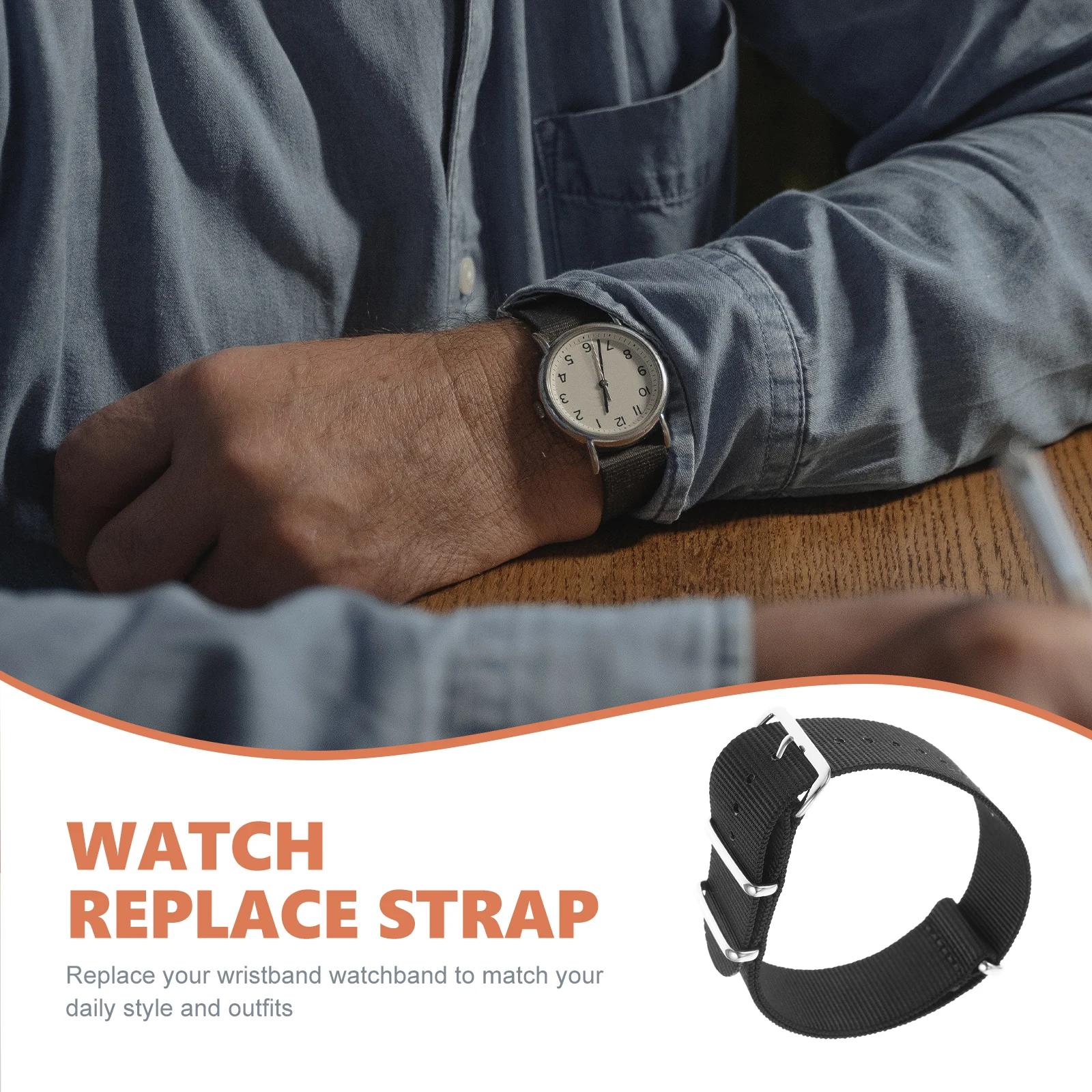 

Nylon Strap Fabric for Canvas Watch Custom Replacement Straps Woven Band Component