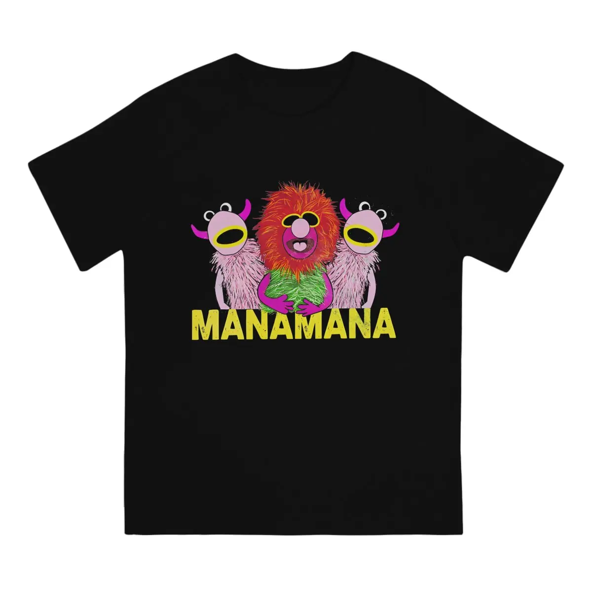 Mahna The Muppet Show T Shirt Graphic O-Neck TShirt Polyester Clothes