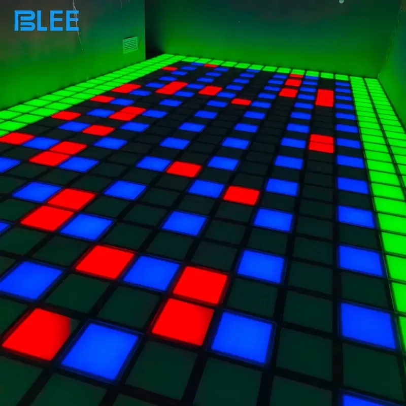 Jump Grid LED Floor Tile Interactive Projection Team Game Large Grid Universal Plug Multiplayer Agile Jumping Activate Game