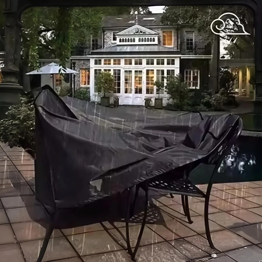 PVC Outdoor Cover Cloth Waterproof Fabric Furniture Coverings Oil Resistant Stain Resistant Easy Clean Waterproof  Rainproof