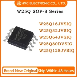 10pcs w25q16jvsiq w25q32jvsiq w25q64jvsiq w25q80dvsig w25q128jvsiq neuer originaler authentischer Flash-Speicher ic chip sop-8