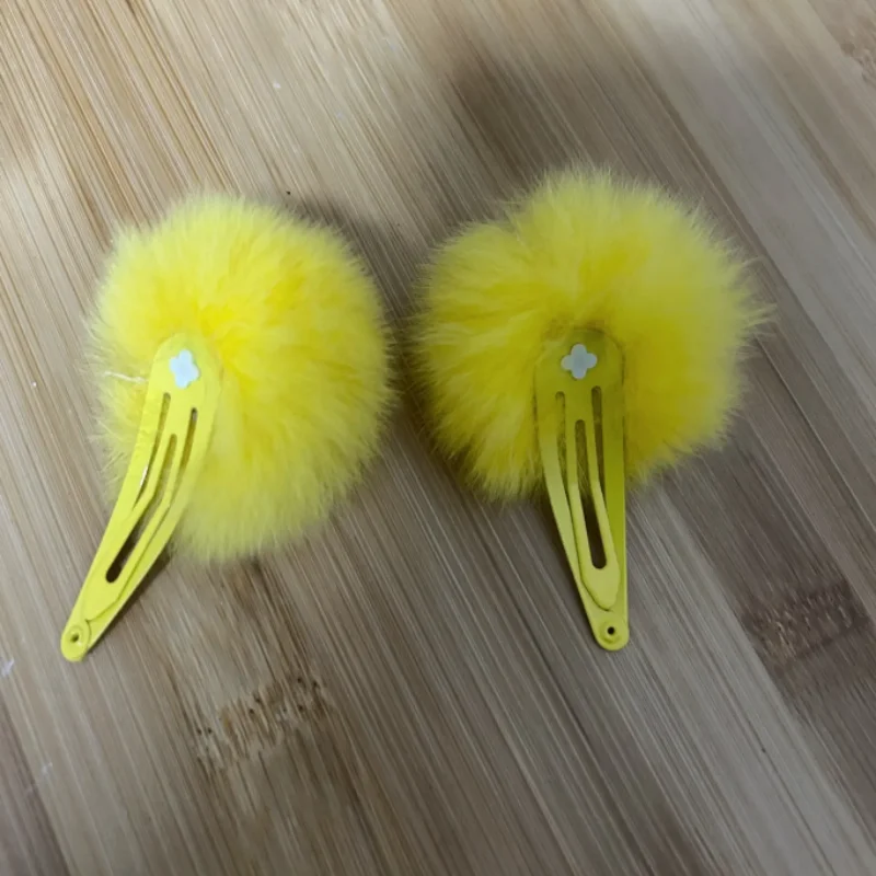 Hair Hairpin, Hairball Hair Clip, Cute Hairband, Side Small Hairball Hair Clip, Mini Children's BB Clip Headpiece