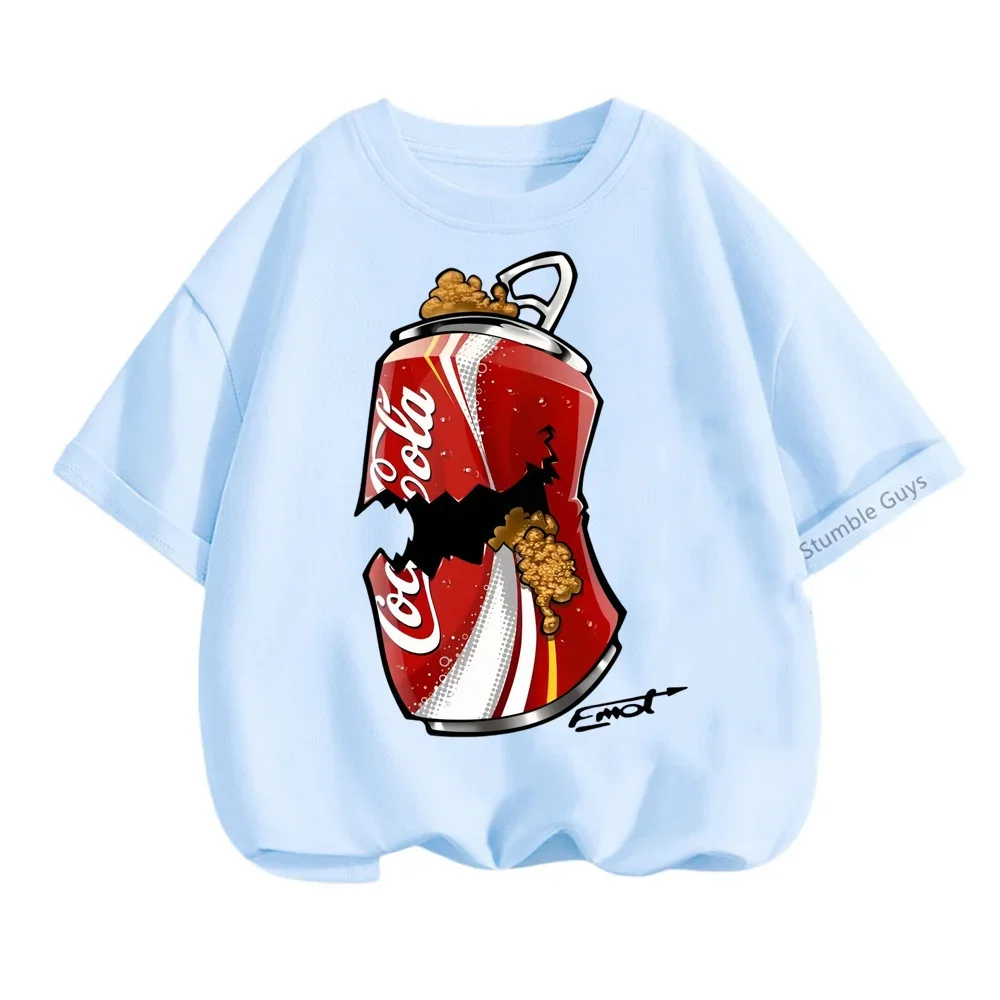 Coca Cola Kids Clothes Girls Clothing Boys Clothes Summer Children Stitch Tshirt Suit