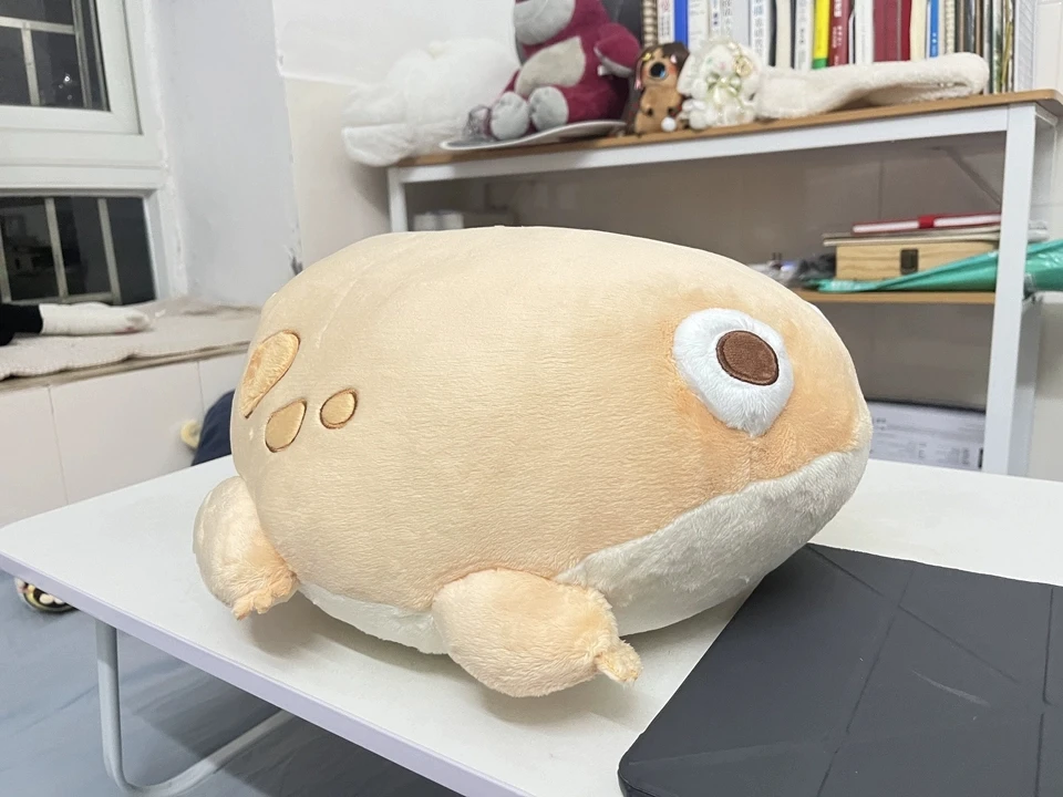 

BIBIG African Golden Toad Plush Toy Cute Ugly Big Eyes Soft Comfortable Stuffed Frog Doll Home Sofa Throw Pillow For Adult Gift