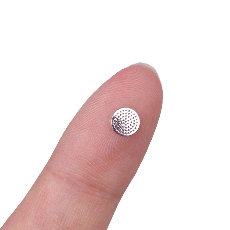 20Pcs In-ear Earphone Filter Dust Net Earbuds Dust-proof Steel Mesh With Glue 4.0-5.0mm