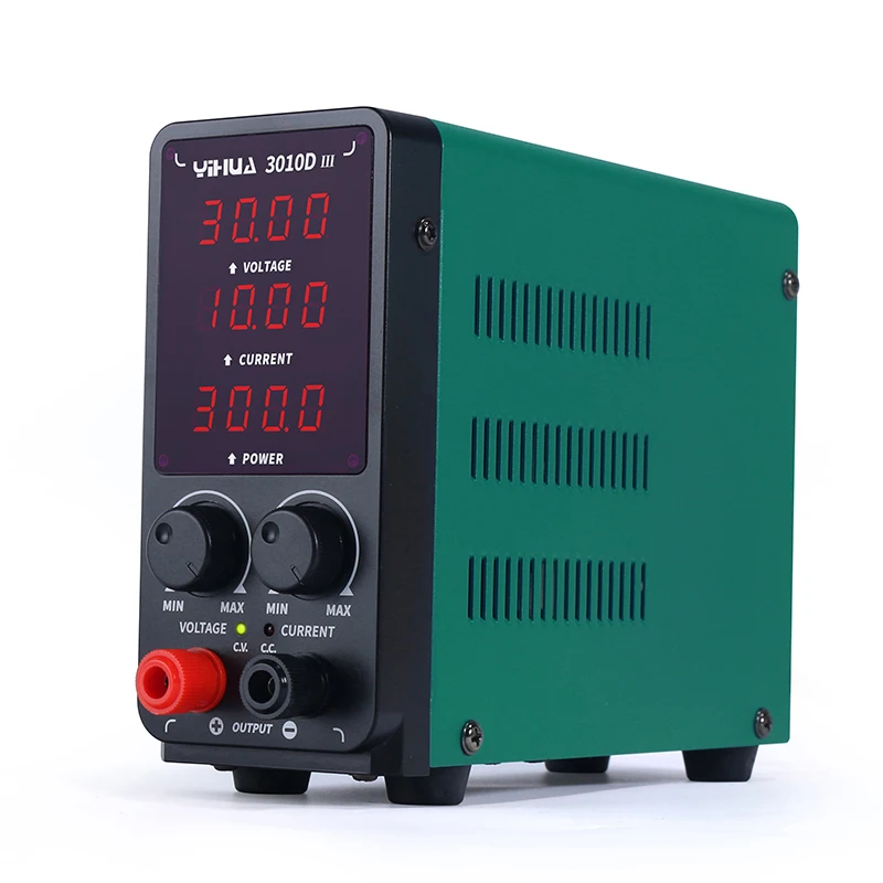YIHUA 3010D-III 30V10A alimentatore per telefono cellulare, alimentatore per manutenzione comunicazione, alimentatore stabilizzato CC regolabile