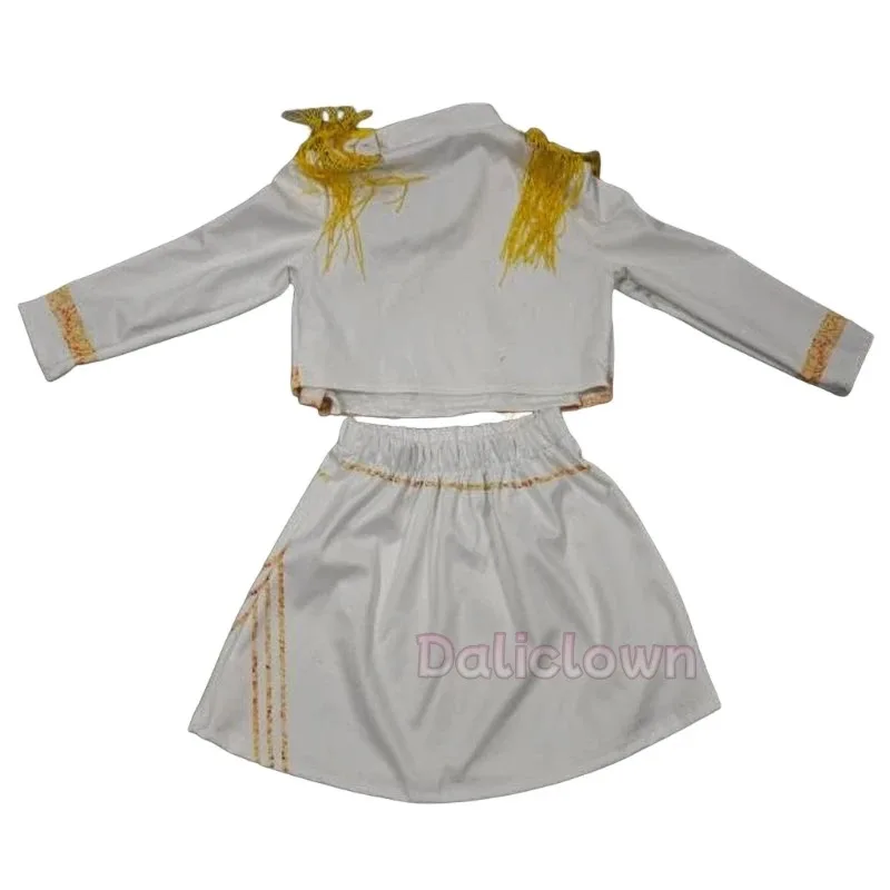 CyWhite negro dorado Huntrix cazadores de demonios K Mira Pop Zoey Rumi disfraz Cosplay niños vestido de fiesta de cumpleaños niñas disfraz de Halloween