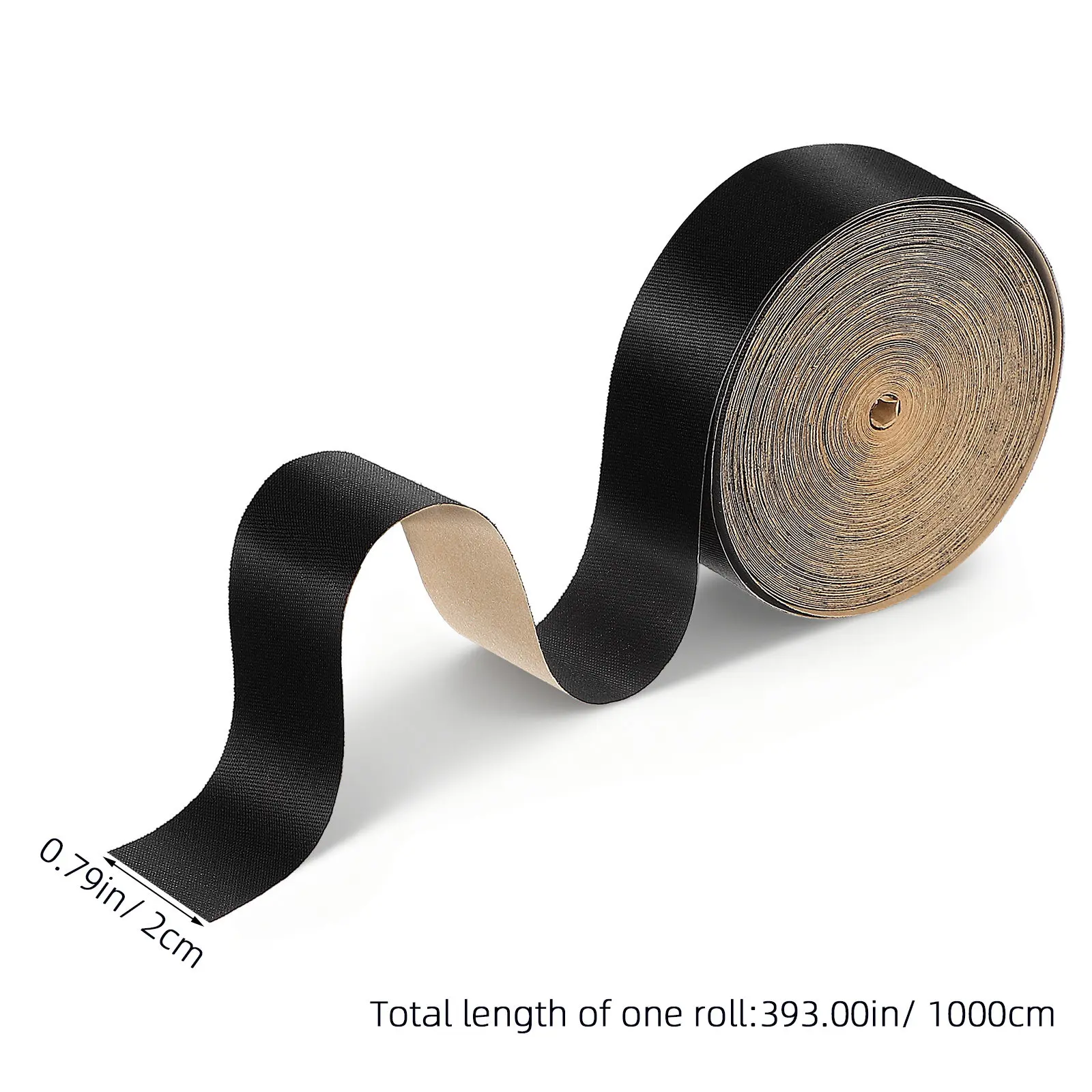 Lamp Shade Edging Strip Self Adhesive Fabric Tape Easy Cut to Size for Round Drum Lampshade Decor Protective Trim Professional