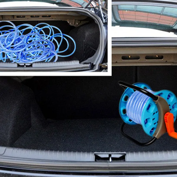 

Garden Water Hose Reel Cart 25M Capacity Storage Rack Holder Smooth Pull and Function Low Center Stability for Commercial